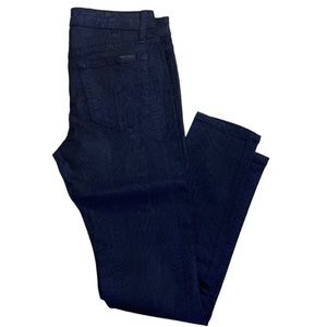 Vintage Joe’s Jeans Coated Snakeskin Print Denim Jeans Midrise Size 27